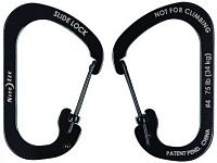 Карабин нержавеющий с фиксатором Nite Ize SlideLock CSL4-01-R6, размер 4, черный Карабин нержавеющий с фиксатором Nite Ize SlideLock CSL4-01-R6, размер 4, черный