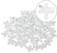 Крестики для плитки 6 мм STAYER 3380-6, 75 шт Крестики для плитки 6 мм STAYER 3380-6, 75 шт