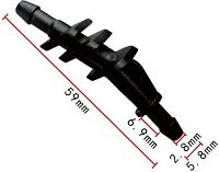 Автомобильный соединитель трубок 1197, универсальный Автомобильный соединитель трубок 1197, универсальный