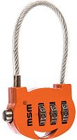 Навесной замок MSM VH3, оранжевый Навесной замок MSM VH3, оранжевый