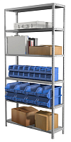 Стеллаж металлический до 200 кг, 6 полок Металл-завод СТФУ-П 1046-2,2 2200х1000х400 мм Стеллаж металлический до 200 кг, 6 полок Металл-завод СТФУ-П 1046-2,2 2200х1000х400 мм