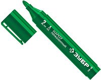 Маркер перманентный 2 мм зеленый ЗУБР МП-300, 06322-4 Маркер перманентный 2 мм зеленый ЗУБР МП-300, 06322-4