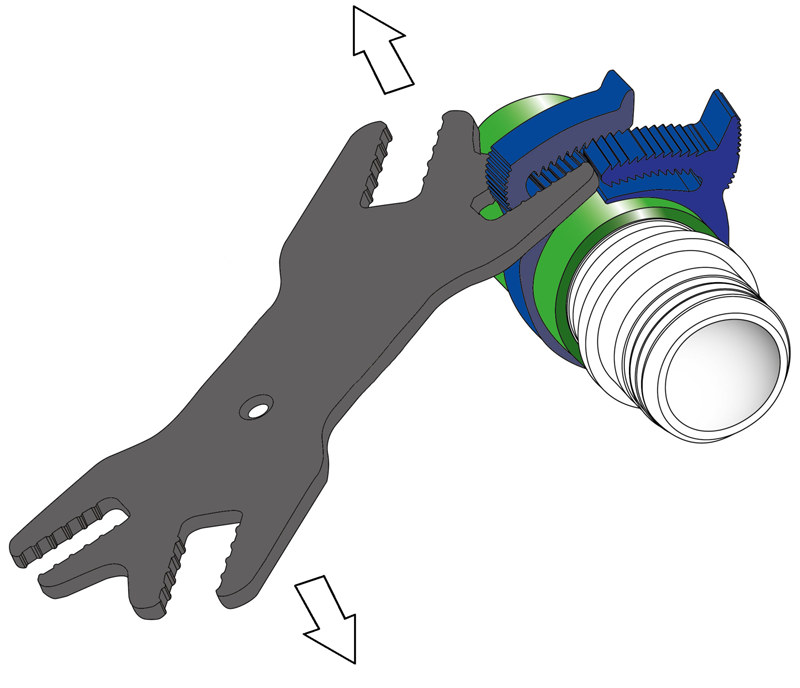 Ключ-съёмник для хомутов Clip-Track NA002055 - фото