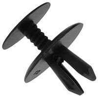 Клипса автомобильная крепежная с резьбовым штырьком AS-1411