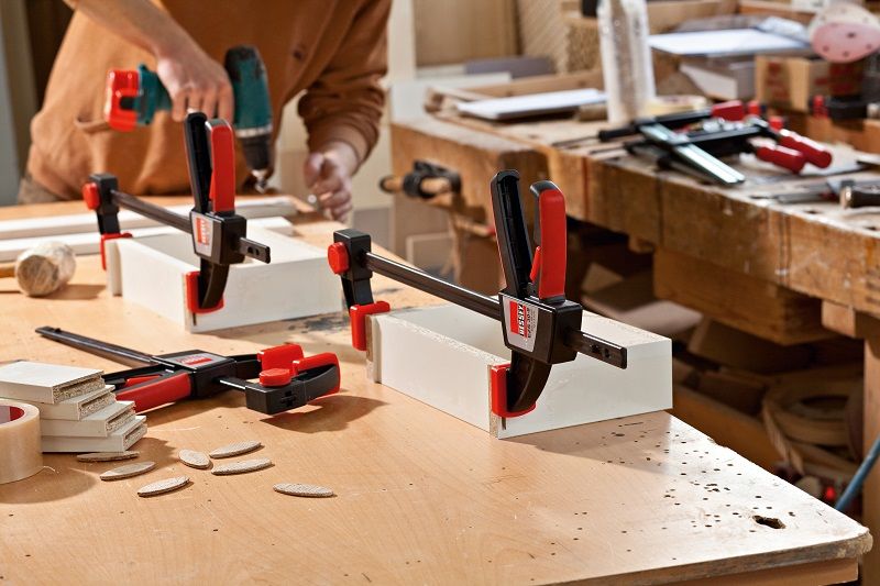 Струбцина пистолетная 300х80 мм 2 кН Bessey EZS30-8, пластик - фото