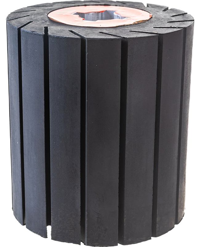 Барабан для шлифовального рукава 90х100 посадка 19 мм (открытый паз) резиновый Messer 11-57-022 - фото