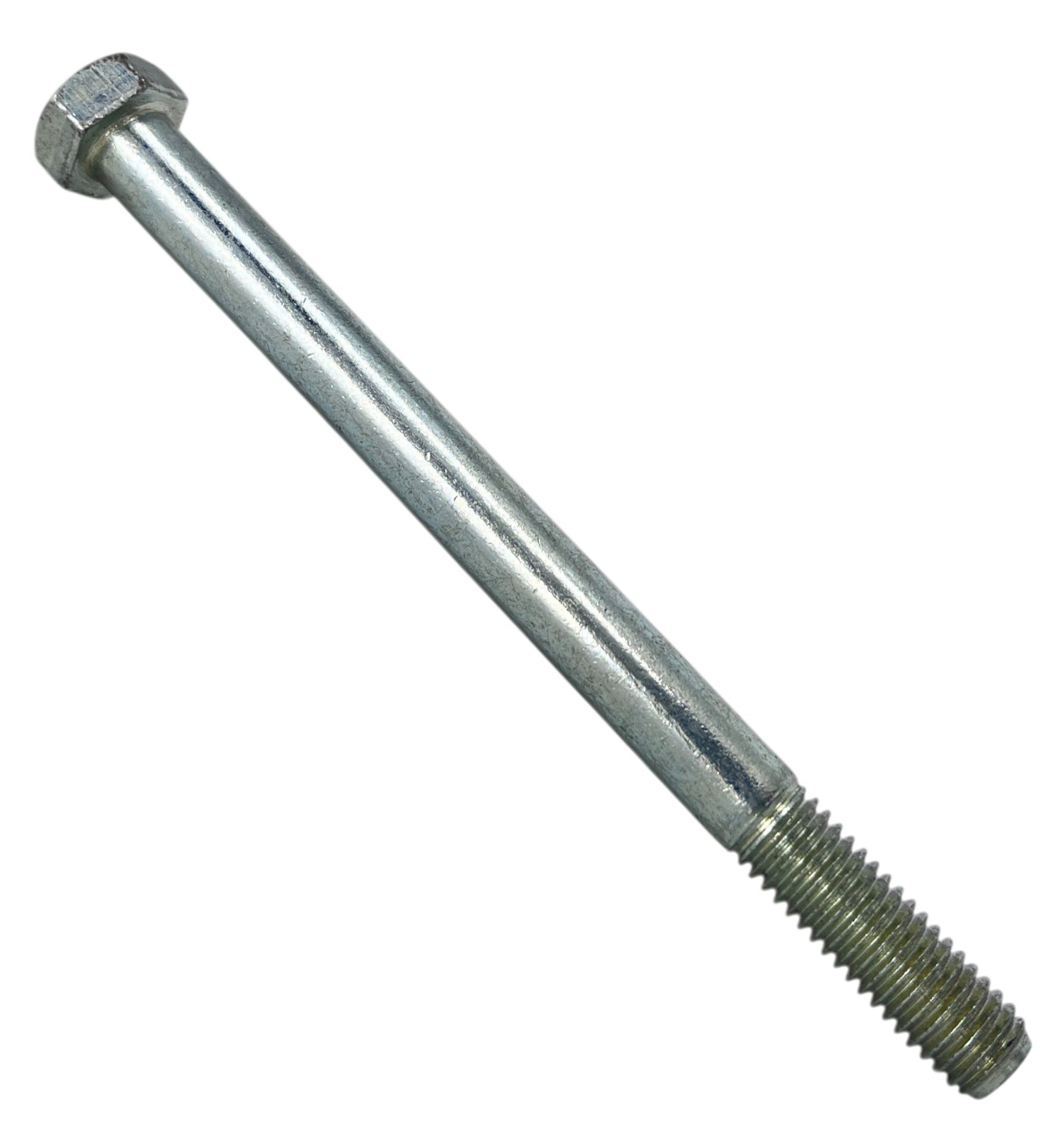 Болт шестигранный с уменьшенной головкой и мелкой резьбой ГОСТ 7796, класс прочности 5.8, оцинкованная сталь - фото
