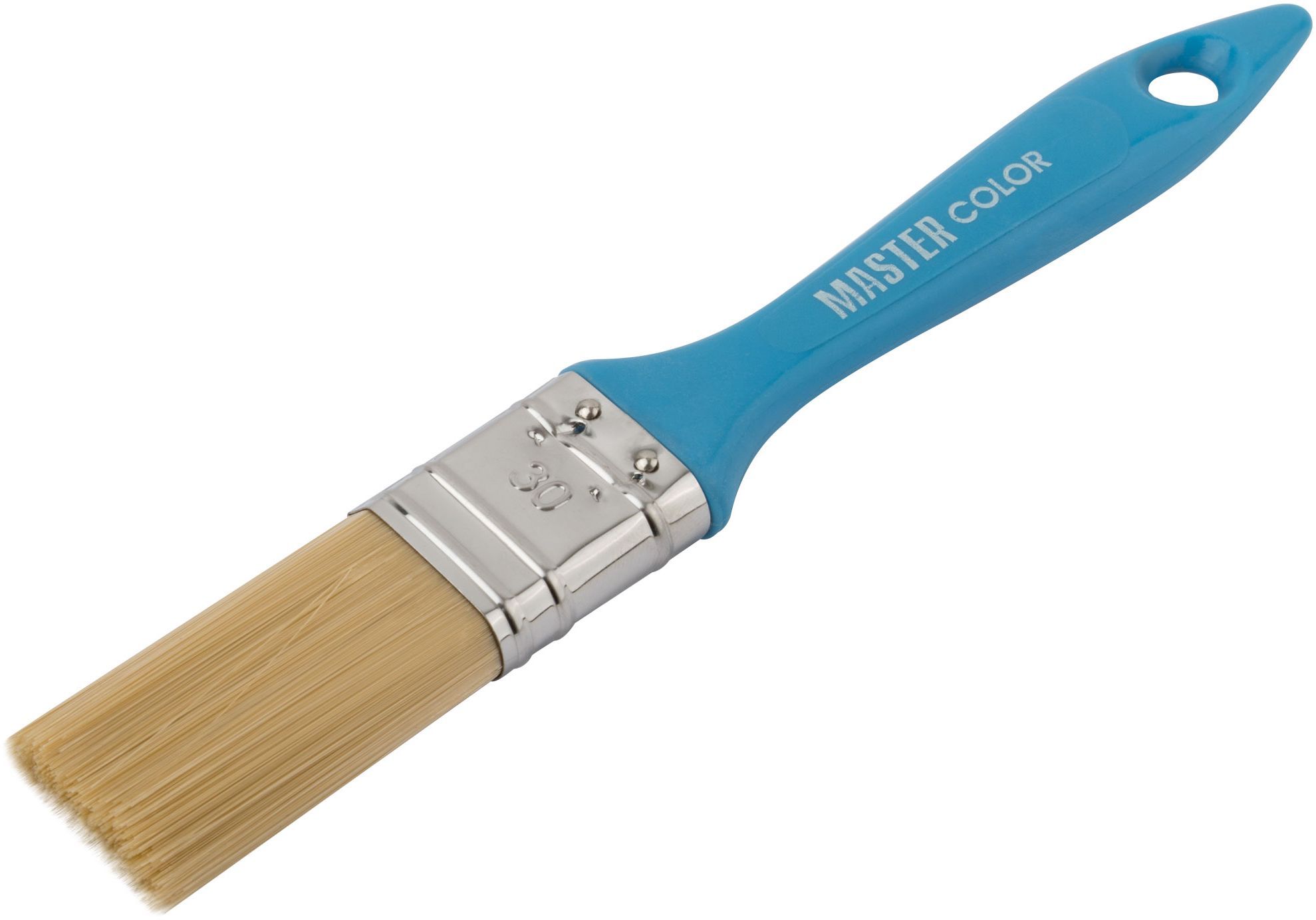 Кисть флейцевая 30 мм Master Color 30-0201, искусственная щетина - фото