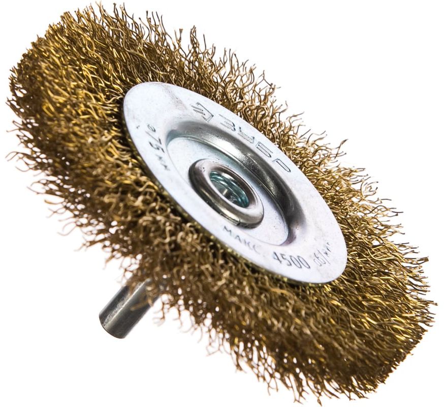 Набор дисковых щеток-крацовок 38-100 мм для дрели Профессионал ЗУБР 3521-H4_z03, 4 шт - фото