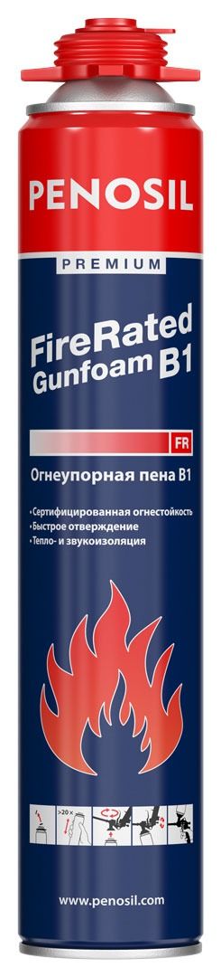 Пена огнеупорная 720 мл Penosil Premium Fire Rated GunFoam B1 A1525Z - фото