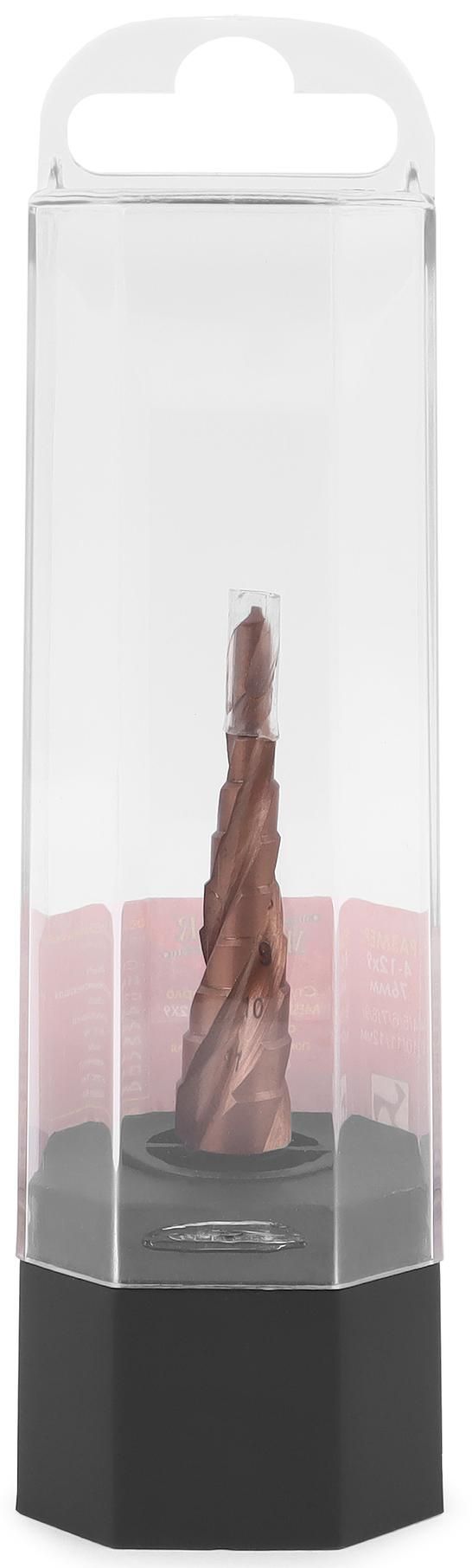 Сверло ступенчатое по металлу с тремя спиральными канавками HSS-Co Messer - фото