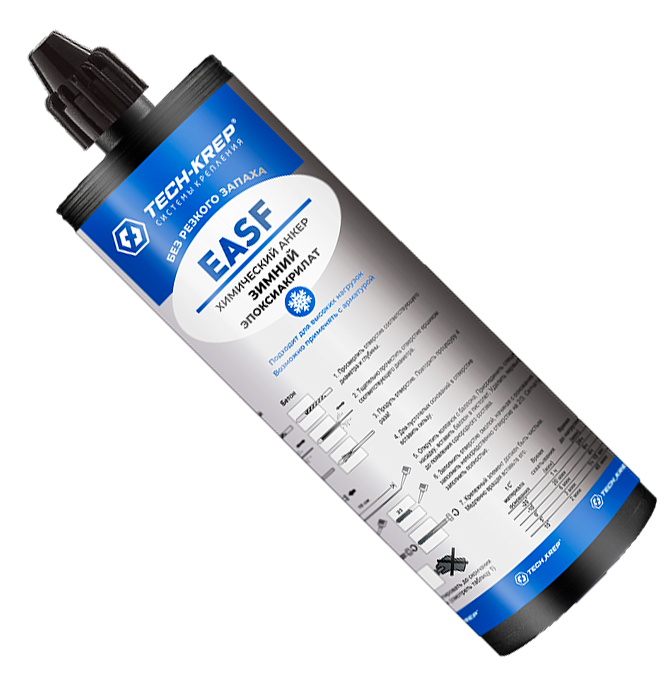 Химический анкер на основе эпокси-акрилата зимний Tech-KREP EASF Epoxy Winter, 410 мл - фото