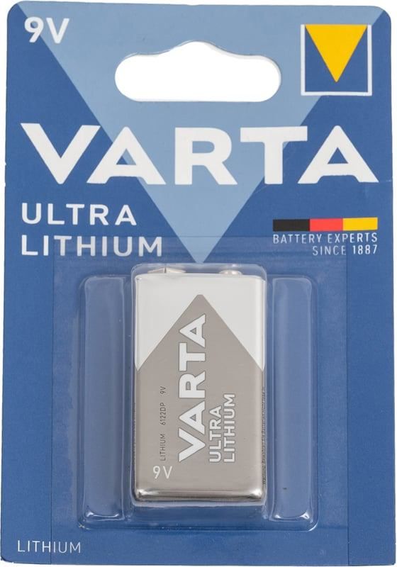 Батарейка 6122 литиевая крона 9 В Varta 6122301401М - фото
