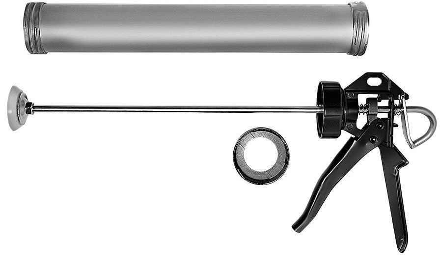 Пистолет закрытый для герметика 600 мл МастерАлмаз 10509223, алюминий - фото