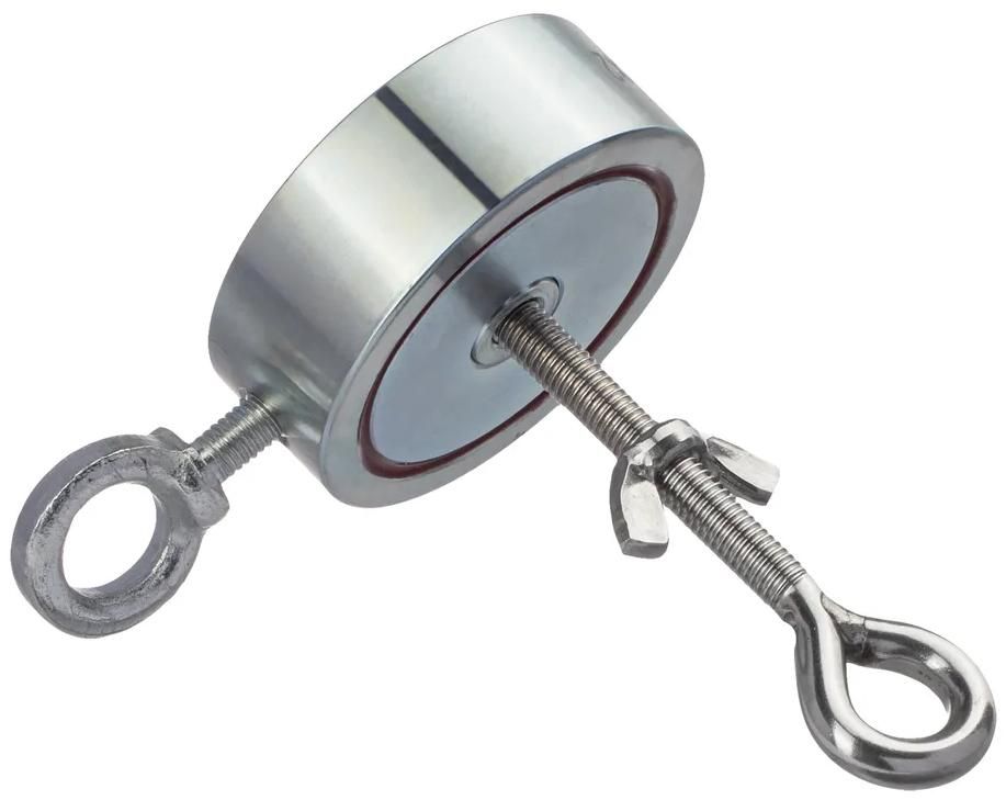 Магнит неодимовый двухсторонний поисковый F200х2 9-2032054 - фото