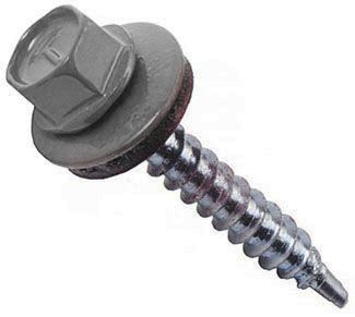 Саморез кровельный со сверлом 4,8х51 RAL 7005 мышино-серый - фото