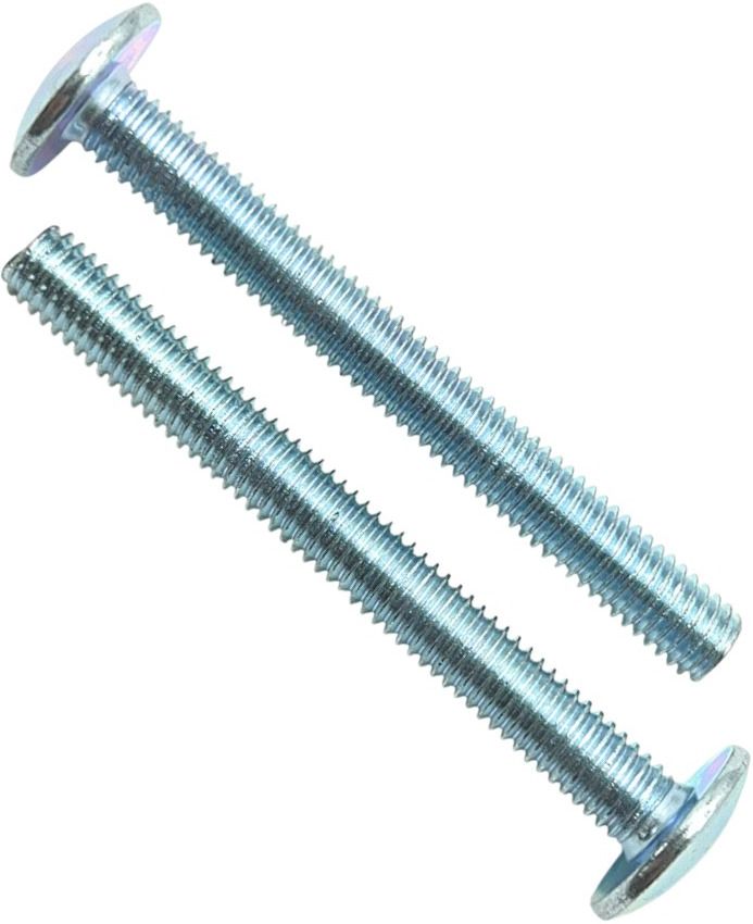 Винт М6х90 мм с полукруглой головкой и внутренним шестигранником арт. 7410, оцинкованная сталь - фото