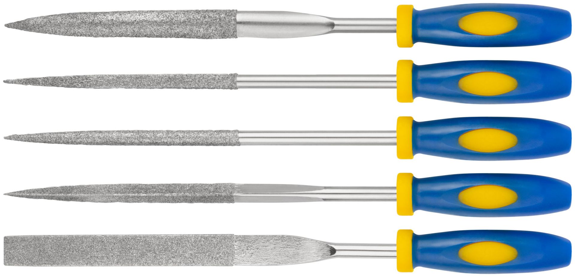 Набор надфилей 5x180x70 мм FIT 42175, 5 шт - фото