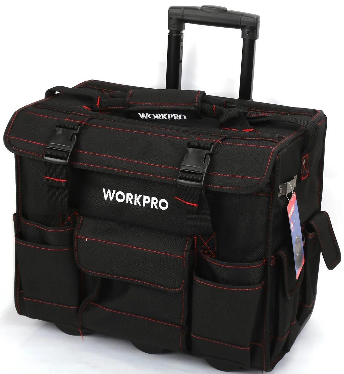 Сумка для инструмента 1680D 500х300х400 мм на колесах Workpro WP281019 - фото