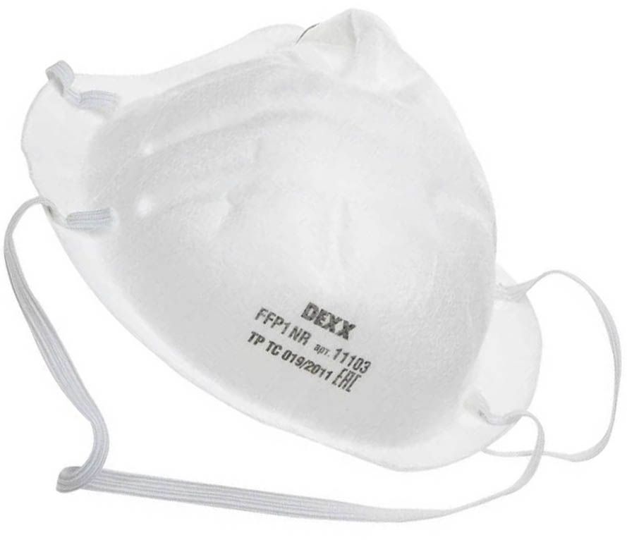 Полумаска фильтрующая коническая FFP1 Dexx, 11103_z01 - фото