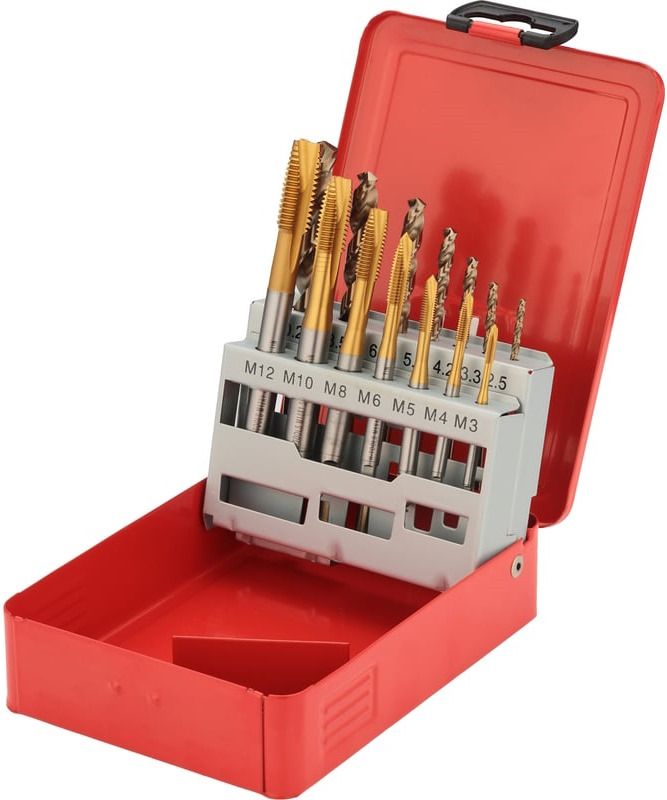 Изображение товара Резьбонарезной набор H-Tools 245051THT, 14 предметов