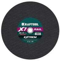Изображение товара Диск отрезной для бензореза по ж/д рельсам 400х4х25,4 мм X7-Extrem Rail Kraftool 36258-400-4.0