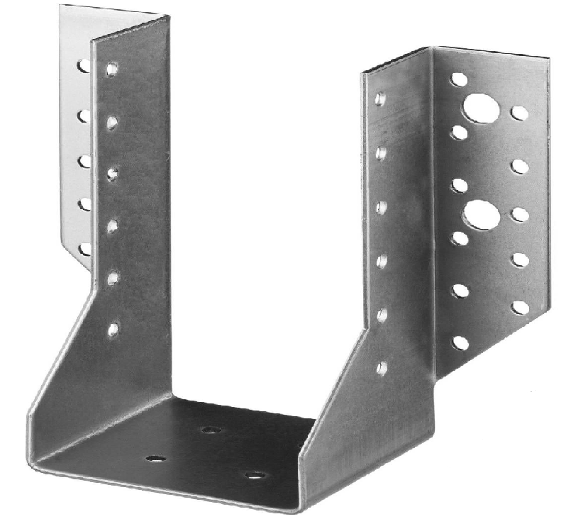 Открытая опора бруса OBR R 145х76х40х2 - фото