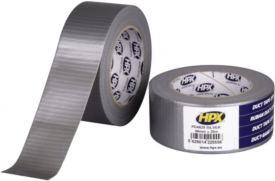 Армированная клейкая лента ширина 48 мм HPX Duck Tape 2200, полиэтилен LDPE - фото