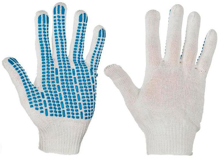 Изображение товара Перчатки х/б 7.5 класс ПВХ – Протектор Эконом