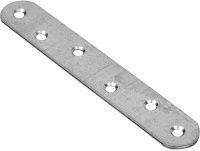 Пластина бытовая 120х19х1,5 мм, оцинкованная сталь