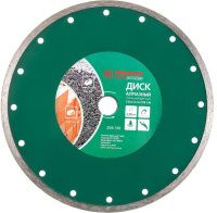 Диск алмазный сплошной по керамике 230х22 мм, Hammer 206110 (30694)