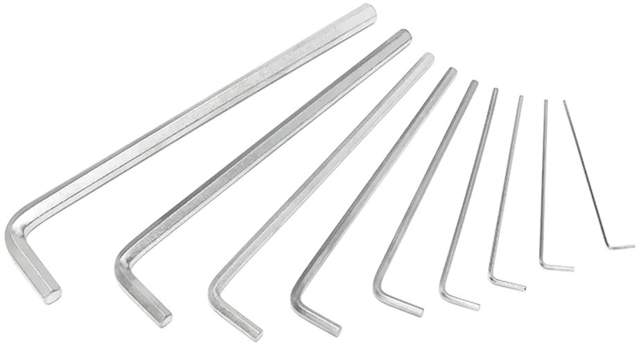 Набор шестигранных удлиненных ключей 1,5-10 мм Workpro WP222005, 9 шт - фото