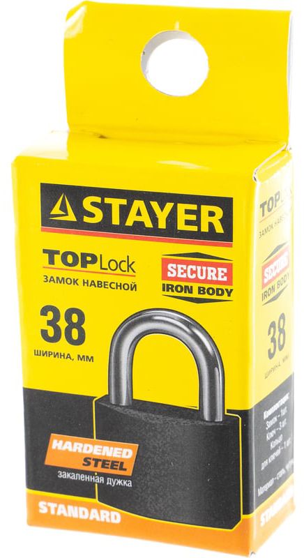 Замок навесной Standard Stayer - фото