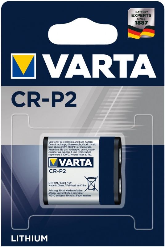 Батарейка Varta Lithium CR-P2 - фото