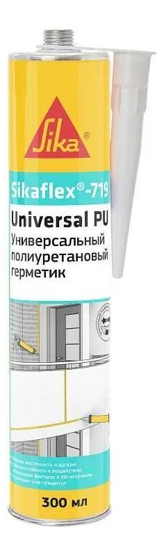 Герметик полиуретановый 300 мл Sikaflex-719 Universal PU Sika 754169, серый - фото