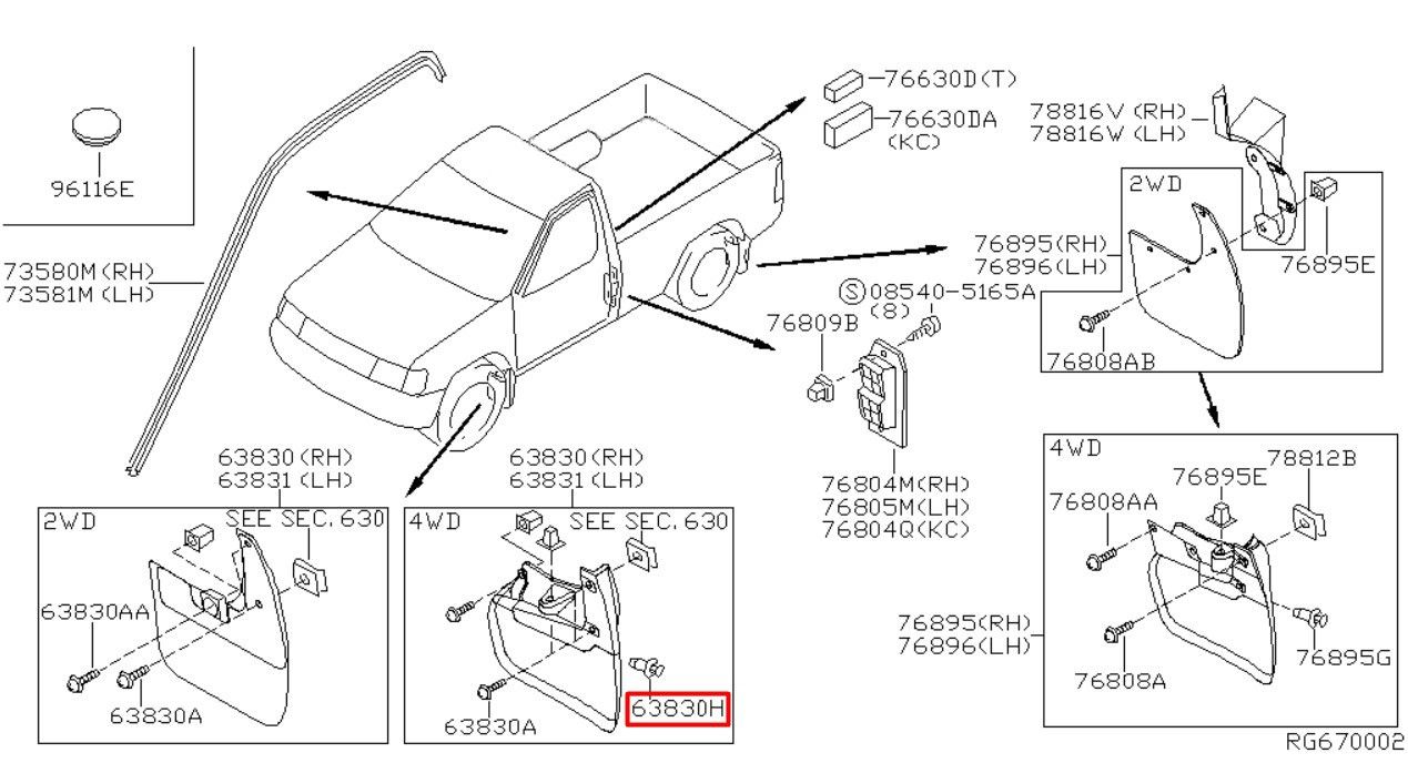 Клипса автомобильная с резьбовым штырьком 0158 - фото