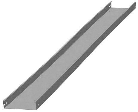 Лоток монтажный замковой Северная Аврора ЛМЗ 150x80x0,8 (оцинкованный) - фото