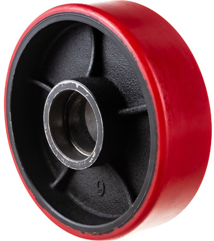 Колесо полиуретановое без подшипника для тележек гидравлических TOR - фото