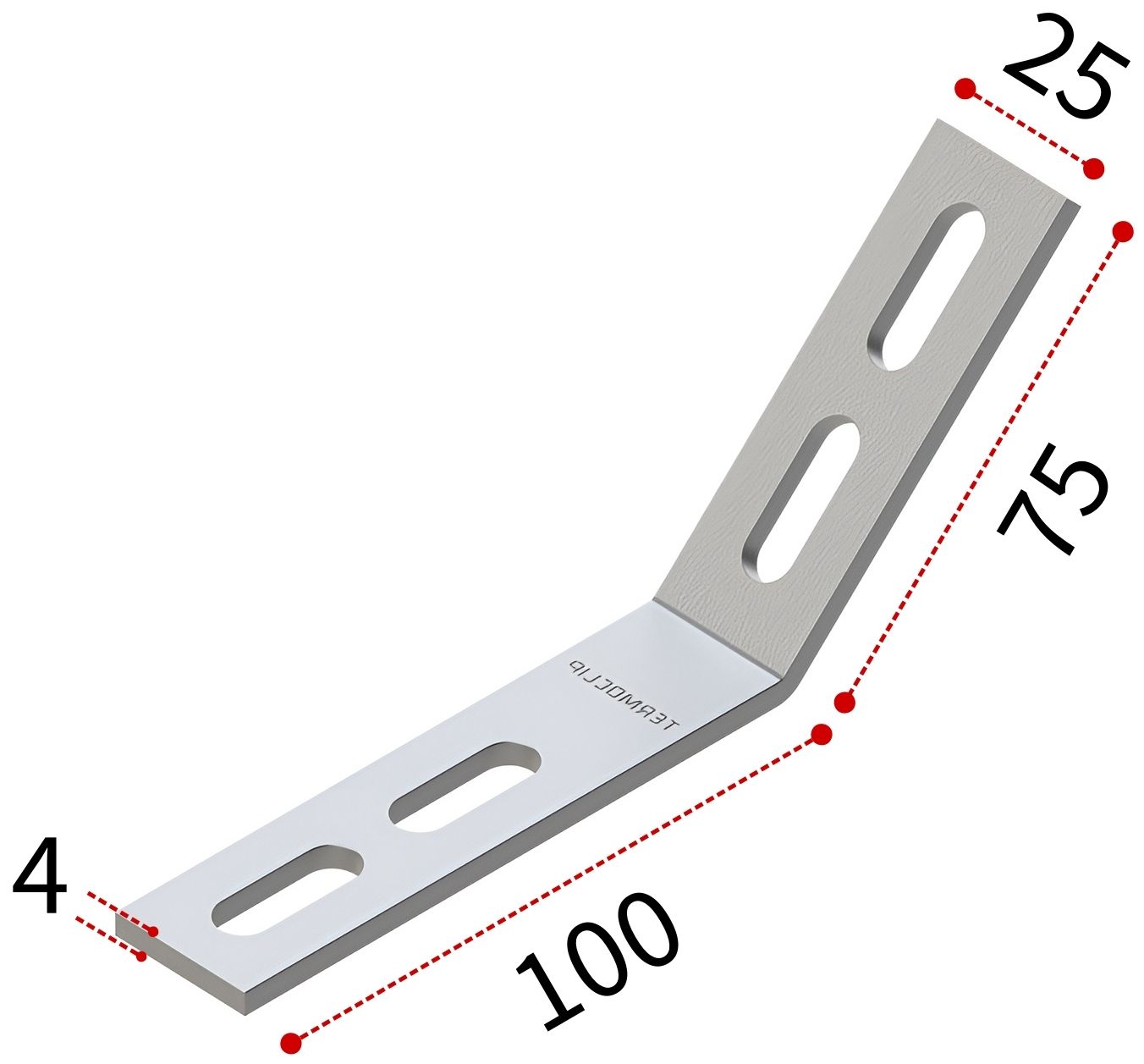 Уголок 45° 28 4F4 TERMOCLIP - фото
