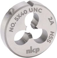 Плашка #6-32 HSS DIN EN 22568 NKP 245006N, дюймовая резьба UNC