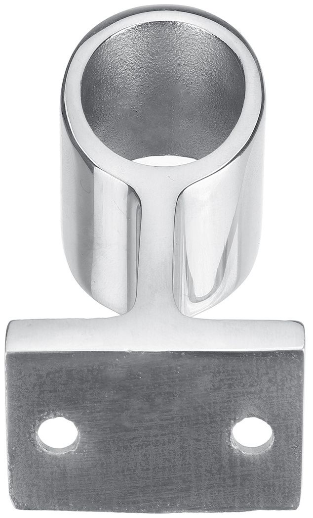 Стойка сквозная леерного ограждения 60° 22 мм 8207, нержавеющая сталь А4 - фото