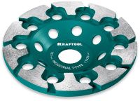 Чашка шлифовальная алмазная сегментная 125 мм T-Type Industrial Kraftool 33446-125