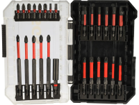 Изображение товара Набор бит PH/PZ/TORX/HEX/Plus-Minus SGS SGS63-26C, сталь S2, 26 шт