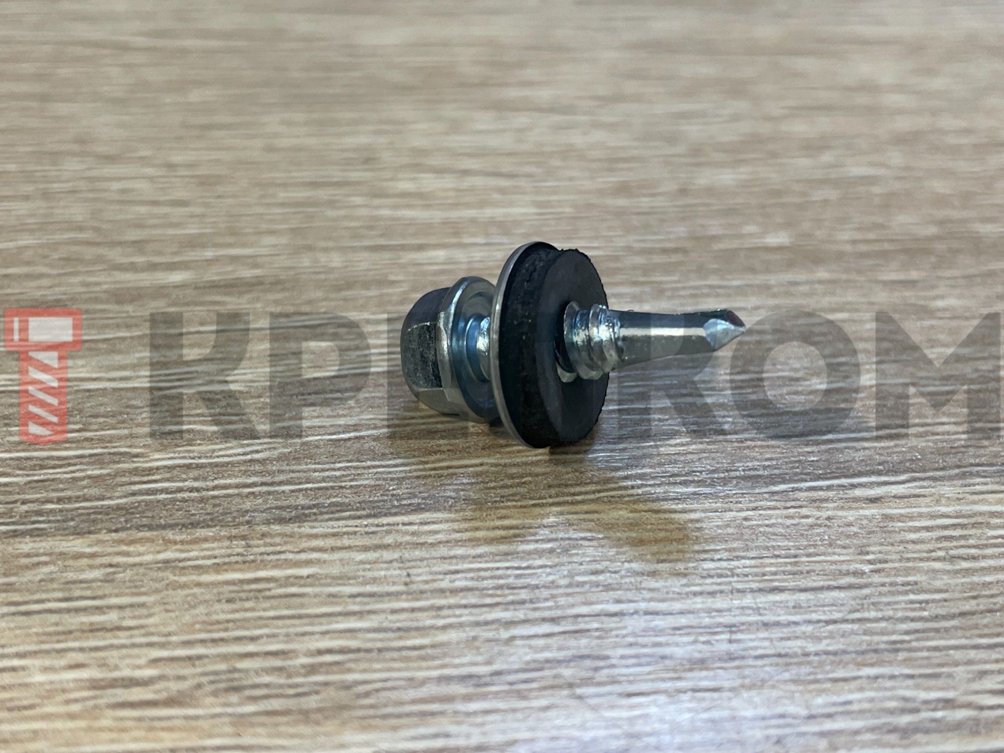 Саморез кровельный 5,5х19 мм со сверлом №3 и шайбой EPDM Daxmer 304287, оцинкованная сталь - фото