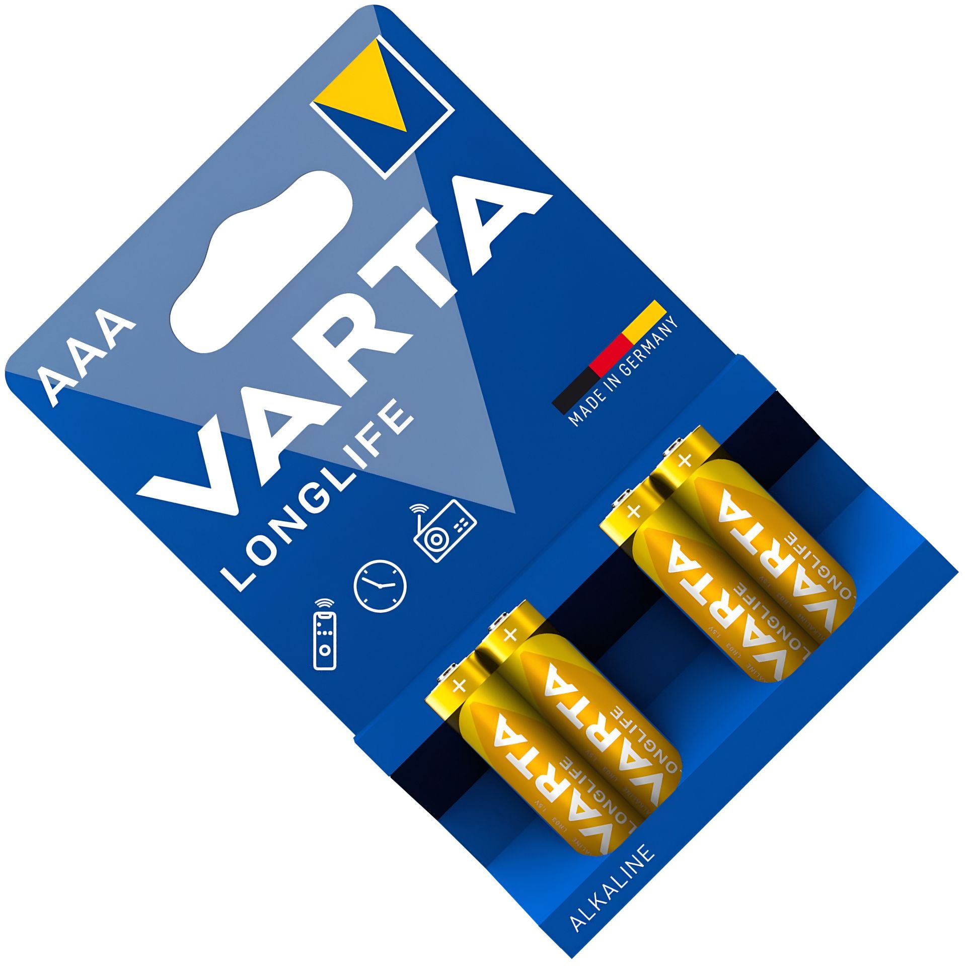 Изображение товара Батарейки щелочные AAA Varta Longlife 4103101414, 4 шт в упаковке
