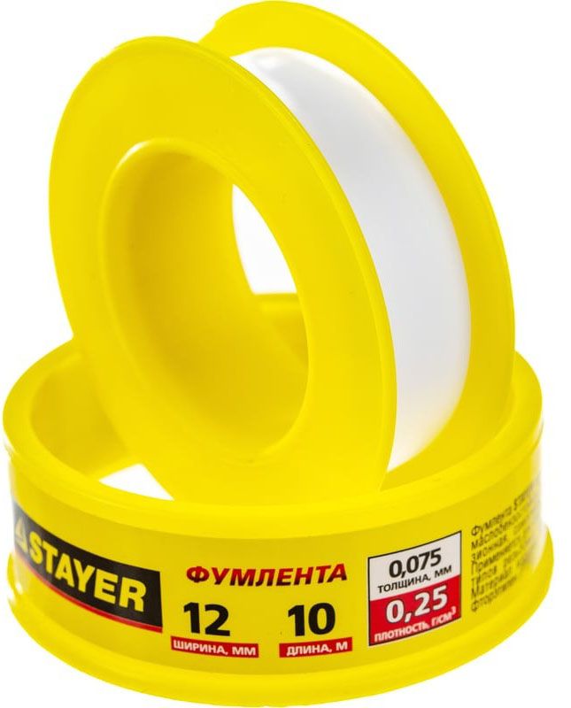 ФУМ лента 0,075 мм х 10 м, Stayer - фото