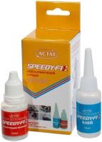 Клей цианакрилатный двухкомпонентный 10+10 мл Speedy Fix