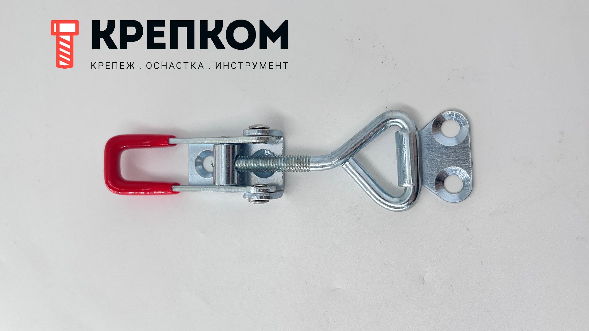 Замок регулируемый натяжной L=35-49 мм, нагрузка 102 кг, 5112, оцинкованная сталь - фото