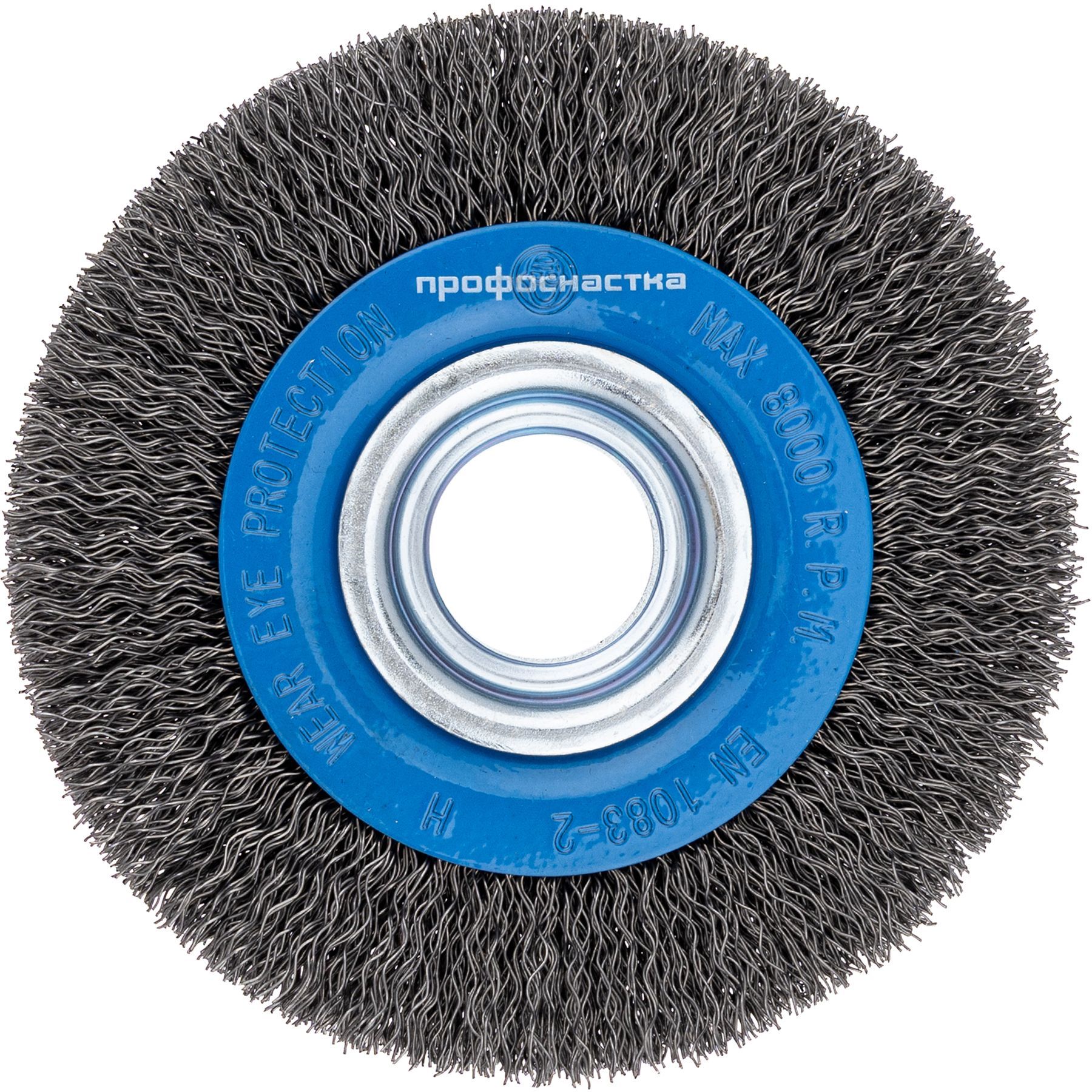 Щетка дисковая гофрированная для заточных станков 300 мм Профоснастка 20805013, сталь  - фото
