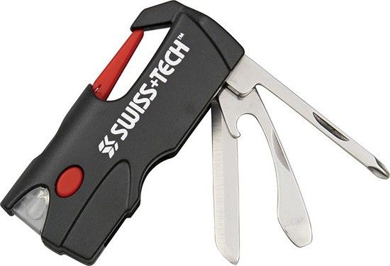 Мультитул-брелок Swiss+Tech Carabiner Multi-Tool 6-in-1 ST33350 - фото